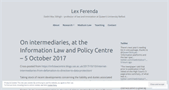 Desktop Screenshot of lexferenda.com