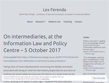 Tablet Screenshot of lexferenda.com